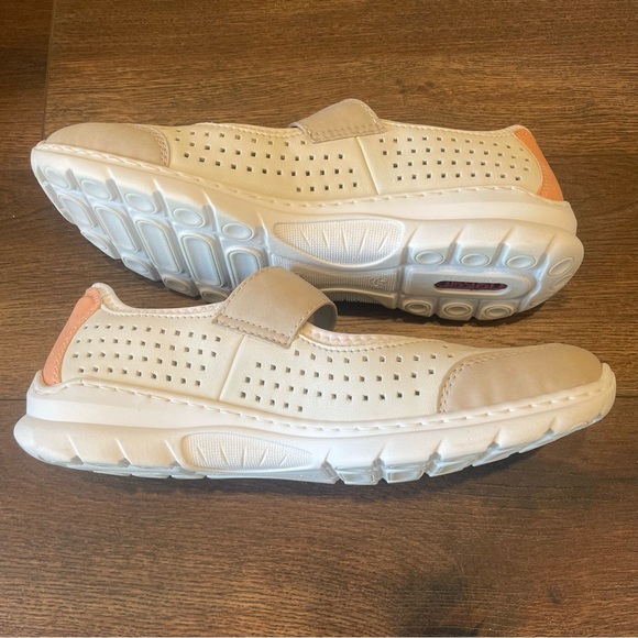 Rieker Women's L32B5 Nikita Shoe Color: Ginger/Offwhite/Apricot Size 42 - Picture 3 of 10